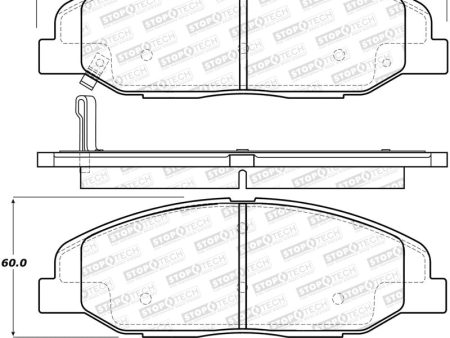 StopTech 08-14 Cadillac CTS Street Performance Front Brake Pads For Discount