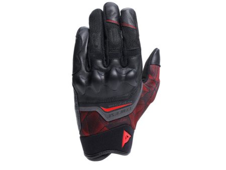 Dainese Ermex Gloves Black Red-Lava - Small Discount