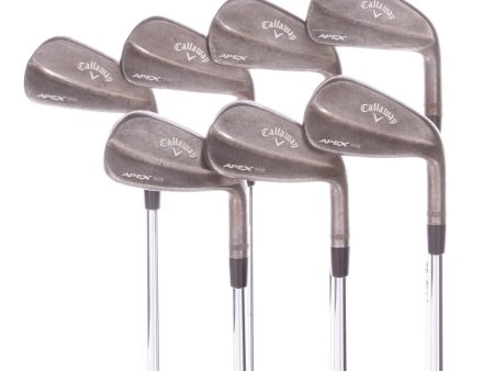 Callaway Apex MB Raw Finish Steel Men s Right Hand Irons 4-PW Stiff - Project X 6.0 Cheap