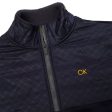 Calvin Klein Ramond Hybrid 1 4 Zip Pullover - Navy Sale