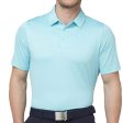 Callaway Swing Tech Solid Print Polo Shirt - Santorini Blue Hot on Sale