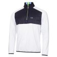 Calvin Klein Forest Lake Half Zip Jacket - White Online now