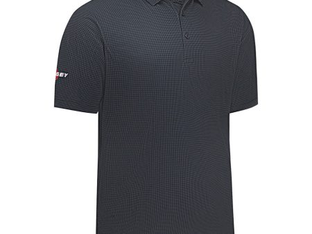 Callaway Gingham Print Polo Shirt - Caviar Sale