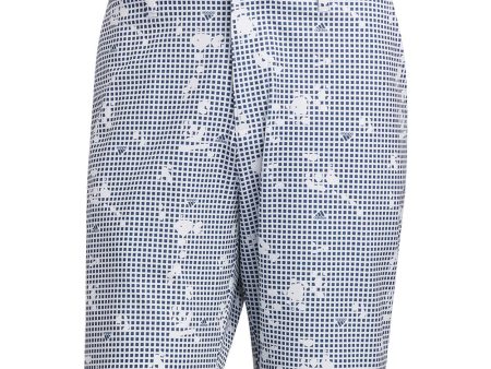 adidas Ultimate365 Print 8.5  Shorts - Navy White Online Sale