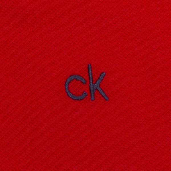 Calvin Klein Planet Polo Shirt - Red For Cheap