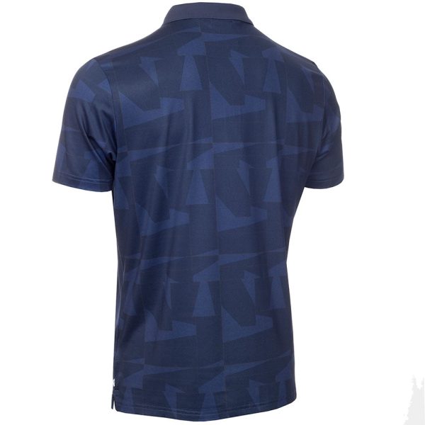 Calvin Klein Hexta Printed Polo Shirt - Ink Navy Online now