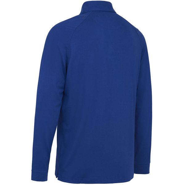 Callaway Long Sleeve Performance Polo Shirt - Mazarine Blue For Cheap