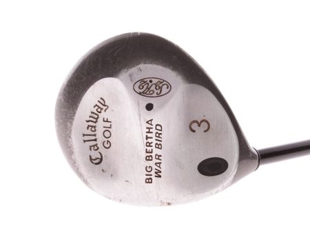 Callaway Big Bertha War Bird Men s Left Hand Graphite Fairway 3 Wood 15 Degree Regular - Callaway Fashion