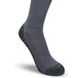 Callaway Mens Tour Cotton Crew Socks - Charcoal Online Hot Sale