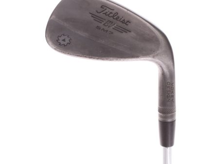 Titleist Vokey SM7 Jet Black F-Grind Steel Mens Right Hand Gap Wedge 52 Degree Stiff - True Temper AMT Red Online Sale