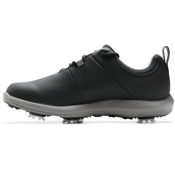 FootJoy Ladies eComfort Spiked Shoes - Black Charcoal For Sale