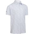 Callaway All Over Chev Polo Shirt - Bright White Discount