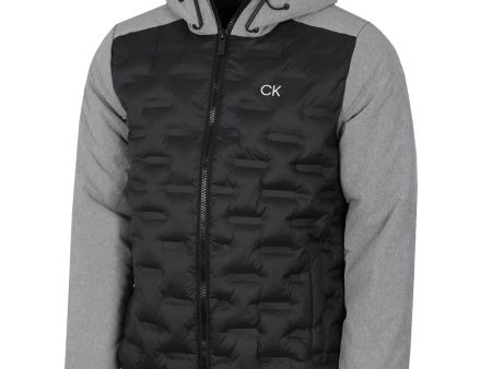 Calvin Klein Bridgeport Padded Jacket - Grey Marl Black Online Hot Sale