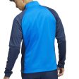 adidas Colour Block 1 4 Zip Pullover - Blue Rush Crew Navy Sale