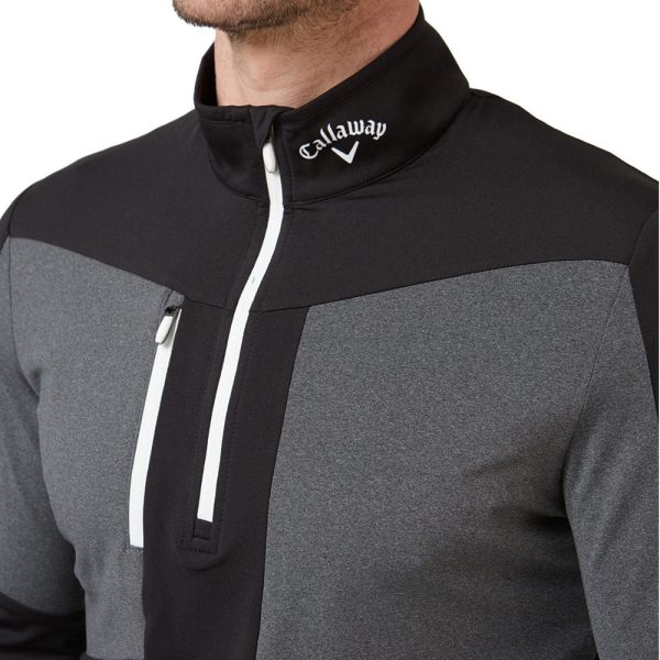 Callaway Aquapel 1 2 Zip Pullover Sweater - Caviar Bright White Online