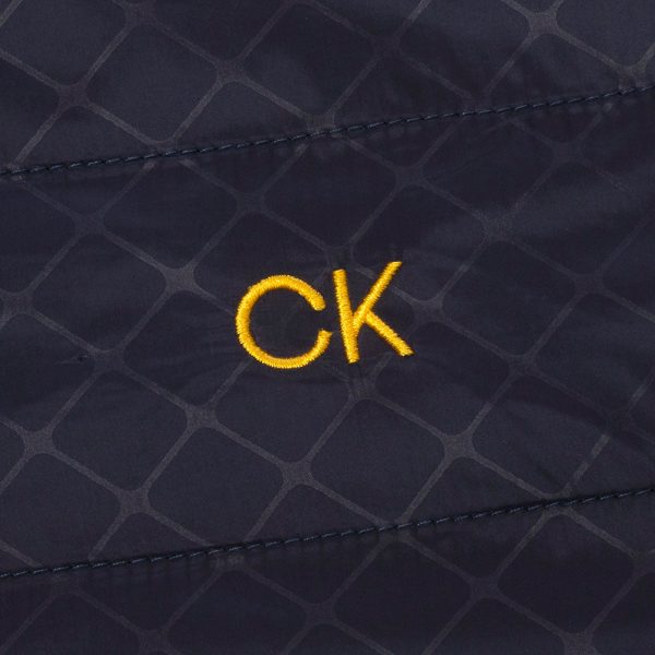 Calvin Klein Ramond Hybrid 1 4 Zip Pullover - Navy Sale