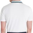 Calvin Klein Monterey Polo Shirt - White Ocean Blue on Sale