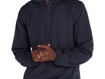 Calvin Klein Convertible Windbreaker - Navy Online now