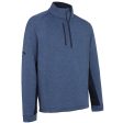 Callaway Heather Eco Stripe Fleece - Dark Navy Heather Cheap