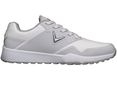 Callaway Chev Ace Waterproof Spikeless Shoes - White Grey Online