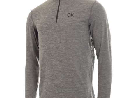 Calvin Klein Newport 1 2 Zip Pullover - Silver For Discount