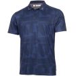 Calvin Klein Hexta Printed Polo Shirt - Ink Navy Online now