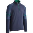 Callaway Textured 1 4 Zip Chillout Pullover - Peacoat For Sale