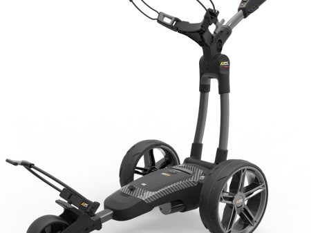 PowaKaddy FX7 GPS EBS Electric Trolley - Gunmetal Hot on Sale