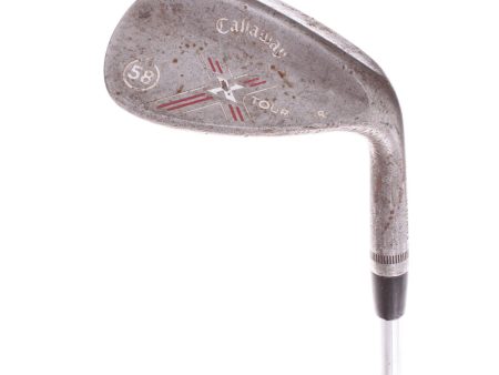 Callaway X TOUR Steel Men s Right Hand Lob Wedge 58 Degree 11 Bounce Wedge Flex - Project X Flighted on Sale