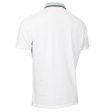 Calvin Klein Monterey Polo Shirt - White Ocean Blue on Sale