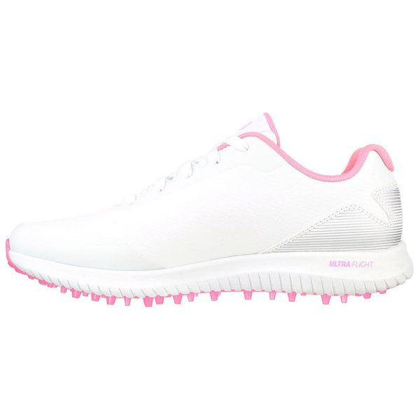 Skechers Ladies Go Golf Max 2 Spikeless Shoes - White Multi For Cheap