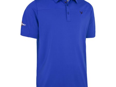 Callaway Odyssey Ventilated Polo Shirt - Magnetic Blue Fashion