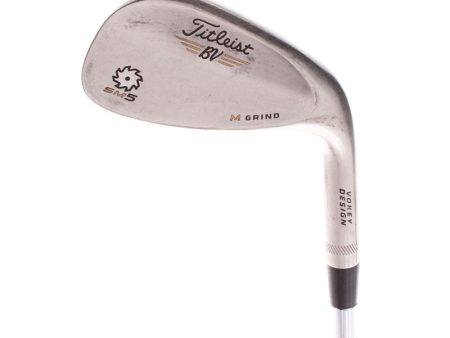 Titleist Vokey SM5 Brushed Steel M Grind Steel Men s Right Hand Sand Wedge 56 Degree 10 Bounce Wedge - BV Vokey For Discount