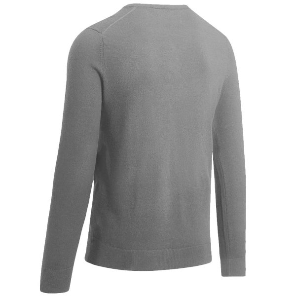 Callaway Merino Wool V-Neck Pullover - Griffin Grey Online now