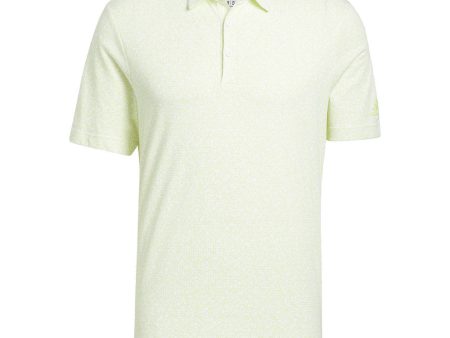 adidas Prime Abstract Print Polo Shirt - White Pulse Lime Sale