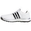 adidas Tour 360 XT-SL Spikeless Waterproof Shoes - White Black Silver For Sale