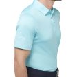 Callaway Swing Tech Solid Print Polo Shirt - Santorini Blue Hot on Sale