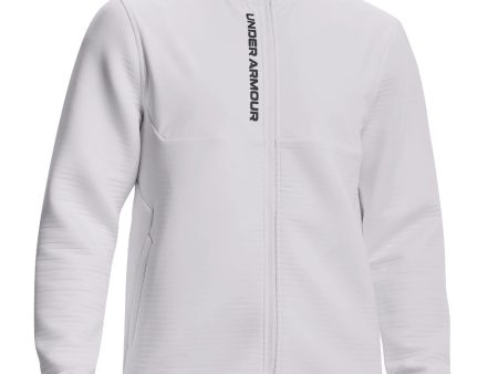 Under Armour Storm Daytona Full Zip Hoodie - White Halo Grey Hot on Sale