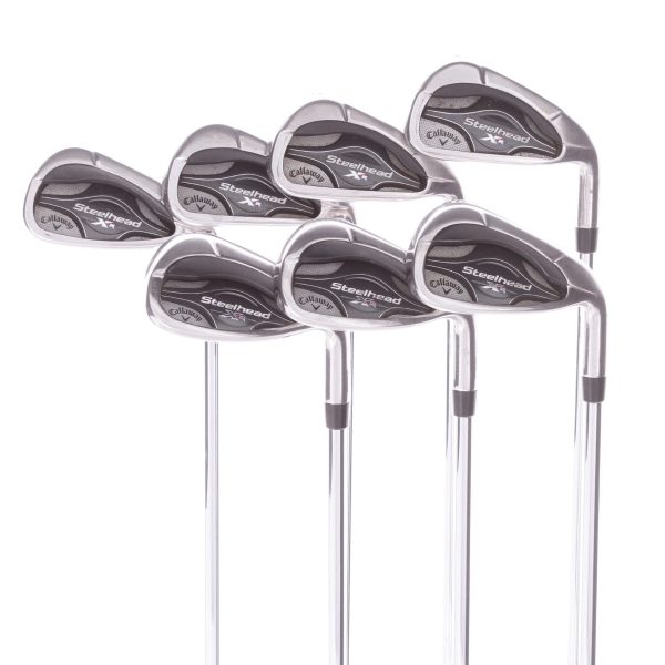 Callaway XR Steelhead Steel Men s Right Hand Irons 5-PW+AW  Regular - True Temper 95 Online Sale