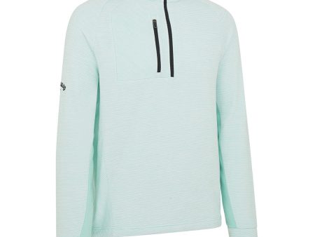 Callaway Heather Striped Fleece - Aruba Blue Heather Cheap