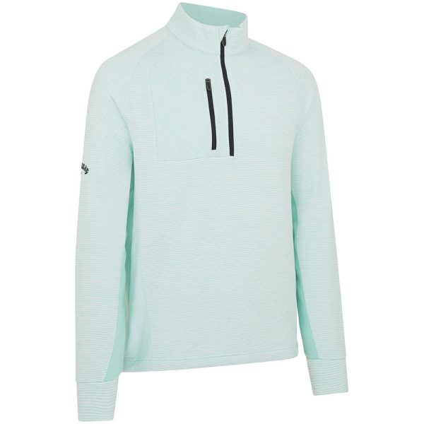 Callaway Heather Striped Fleece - Aruba Blue Heather Cheap