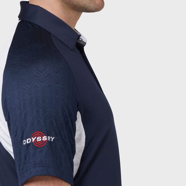 Callaway Odyssey Blocked Polo Shirt - Peacoat For Sale