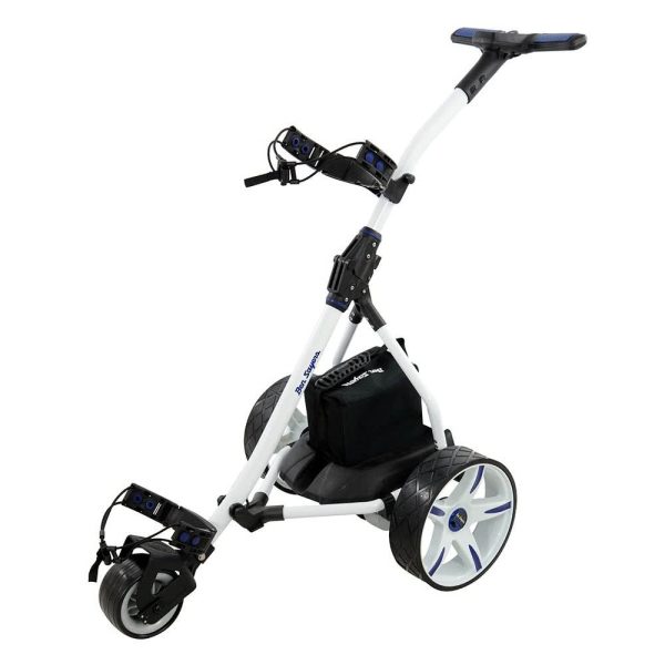 Ben Sayers Electric Golf Trolley - White Blue Online now