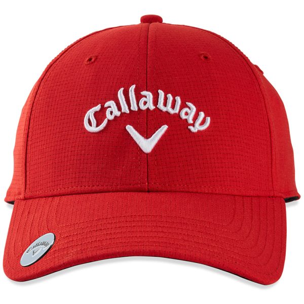 Callaway Stitch Magnet Golf Cap - Red Sale