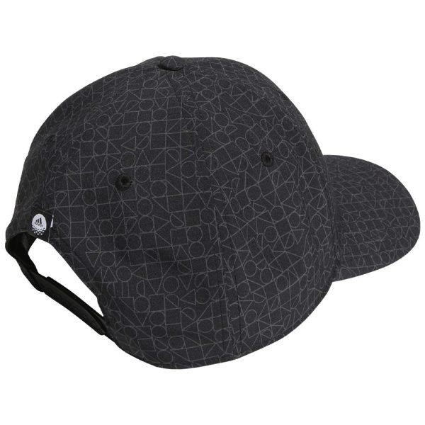 adidas Tour Print Cap - Black Discount