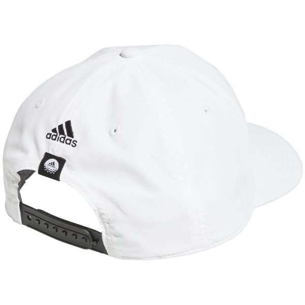 adidas Tour 3 Stripe Cap - White Black Online now