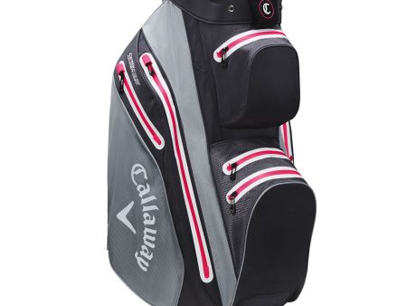 Callaway ORG 14 Hyper Dry Cart Bag - Charcoal Silver Pink Online Sale