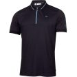 Calvin Klein Whitman Zipped Polo Shirt - Navy Online Hot Sale