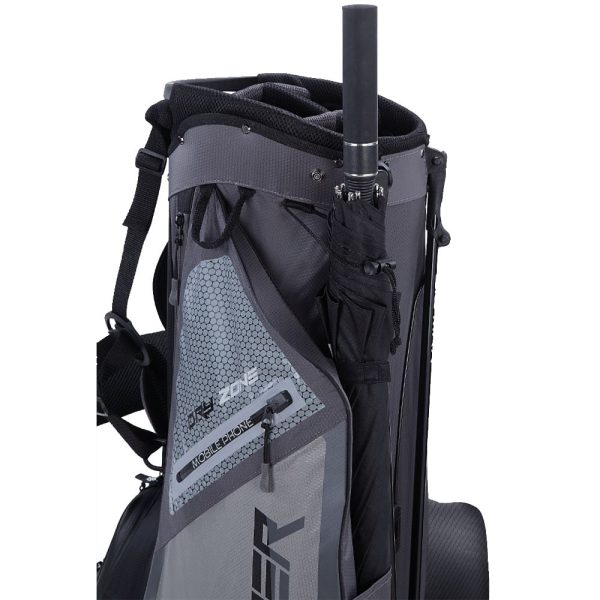 Big Max Dri-Lite Feather Stand Bag - Grey Black Cheap