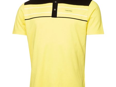 Calvin Klein Blackwater Polo Shirt - Acid Yellow For Discount